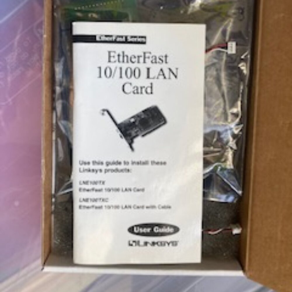 Linksys Fast EtherFast 10/100 Lan Card New